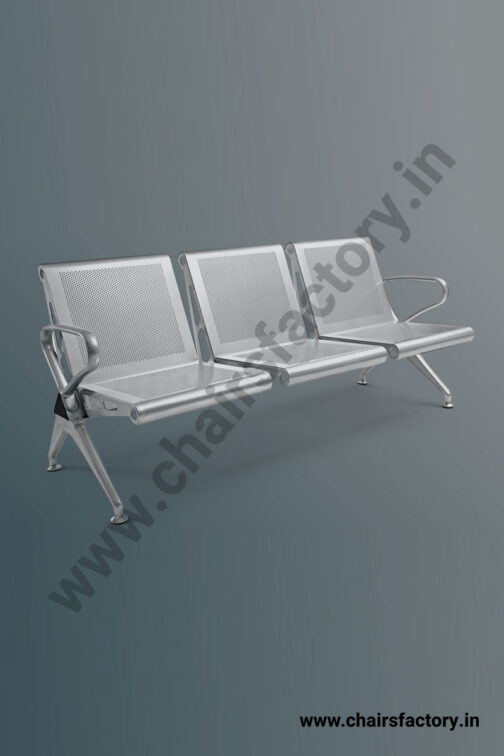 Waiting Area Chair, 2 Seater Waiting Chairs Supplier, SS Visitor Chairs Manufacturer in Mumbai, 3 Seater Waiting Chairs Supplier